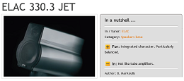 ELAC 330.3 JET - High Fidelity (Greece) review